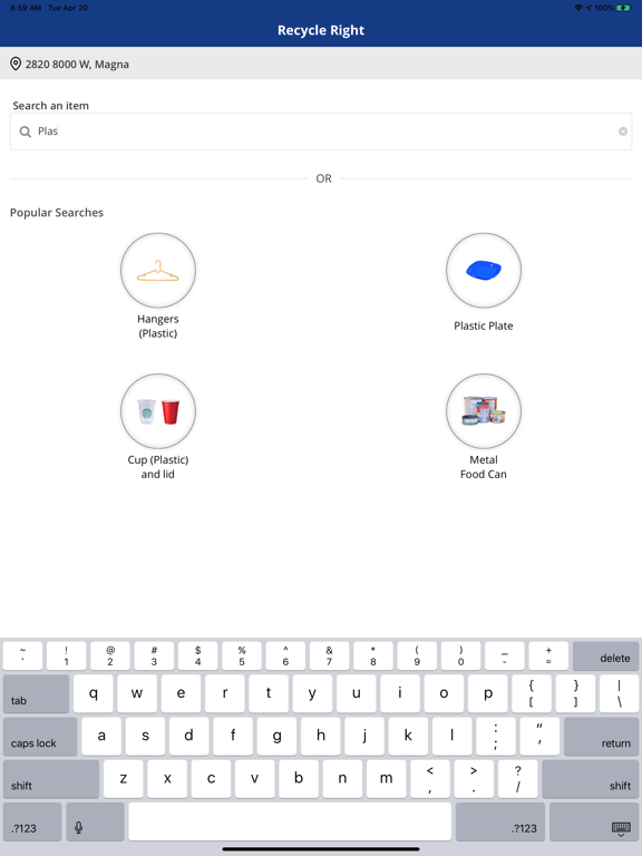 Wasatch Front Waste iPad screenshot 4 - Reference app