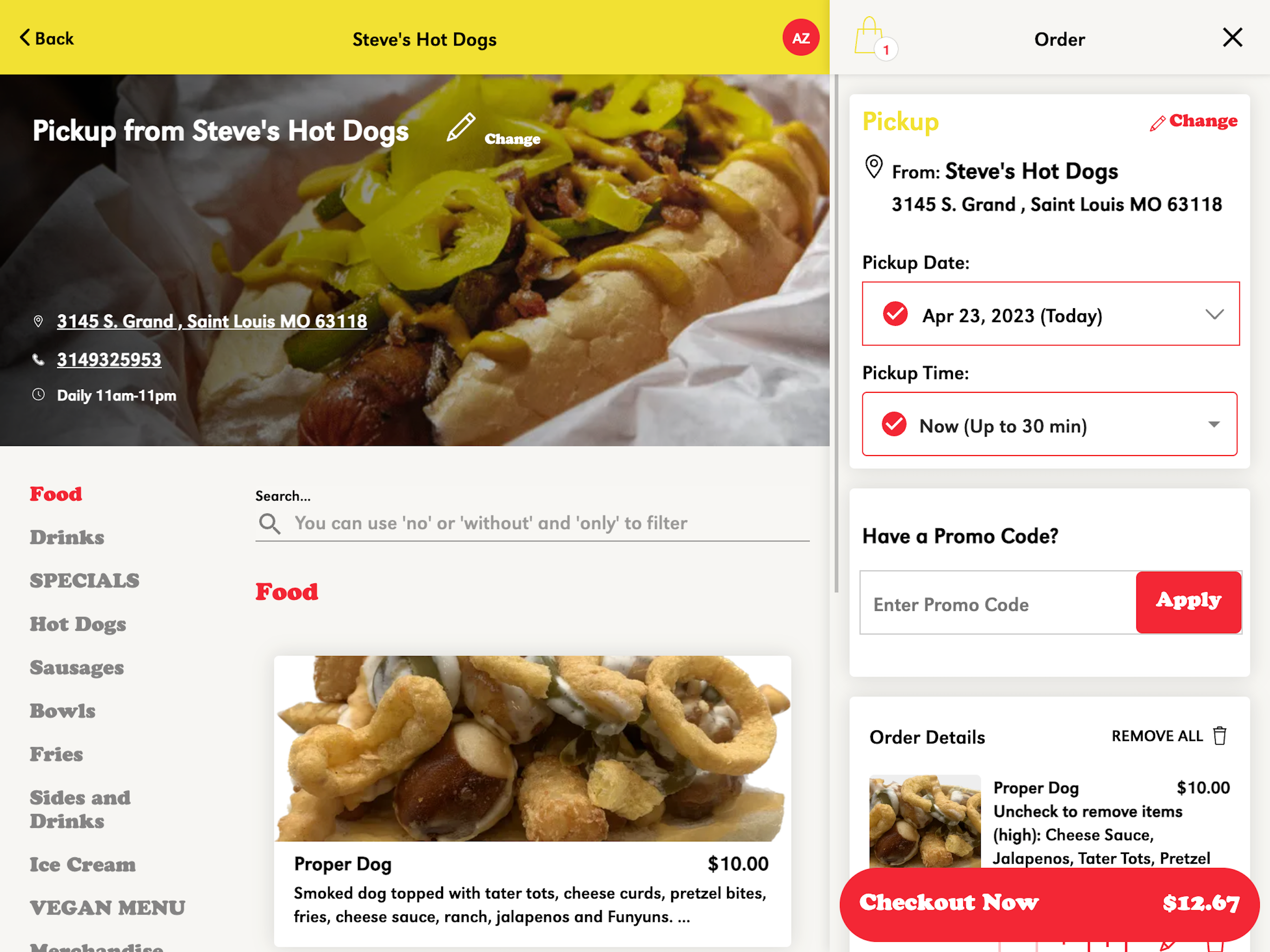 Steve's Hot Dogs