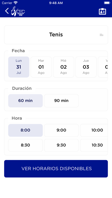 Oceanico Tenis Club Screenshot
