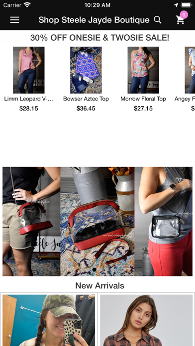 Shop Steele Jayde Boutique Screenshot