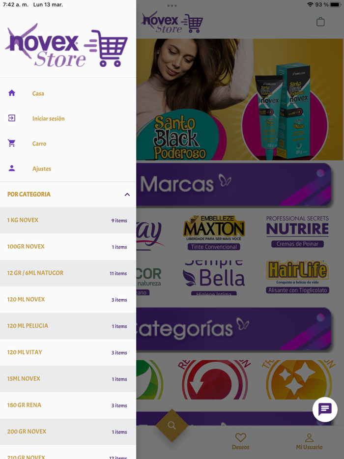 Novex Store App