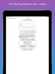 fabrication weight calc pro iPad Captures Décran 2