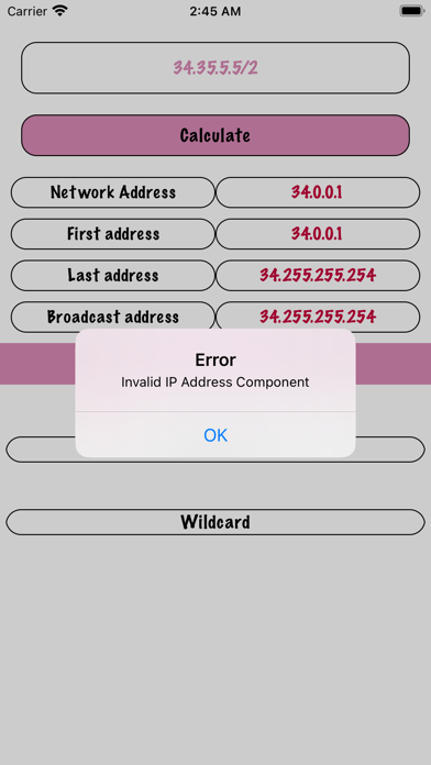 Screenshot #3 pour Calc MyIP