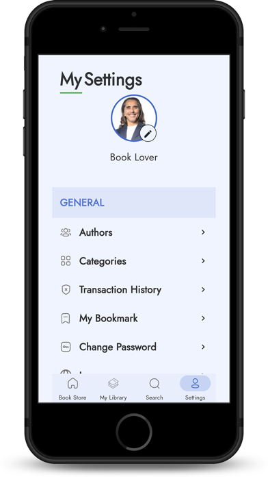 Book Selfie Screenshot