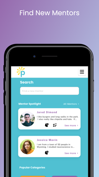 Positivity Outward Mentoring Screenshot