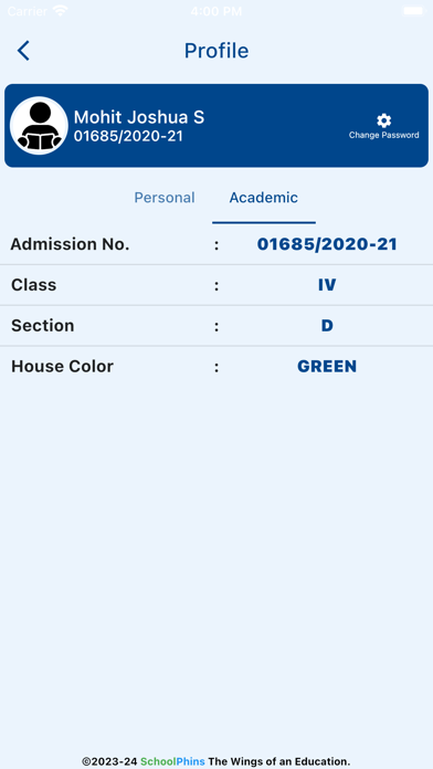 ST JOSEPHS SCHOOL,BANGALORE Screenshot