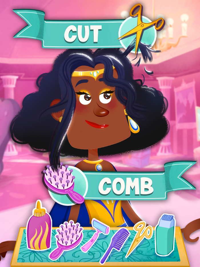 Princess Hair Salon Dress Game