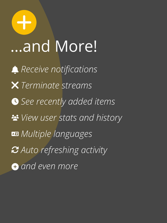 Tautulli Remote iPad screenshot 8 - Utilities app
