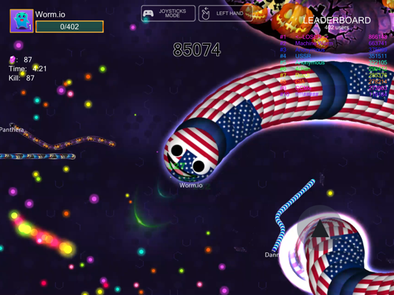 Worm.io - New Battle Worm Gameのおすすめ画像4