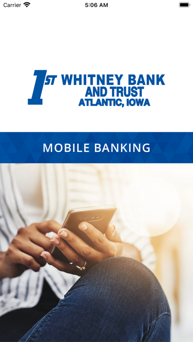 First Whitney Bank and Trust Screenshot