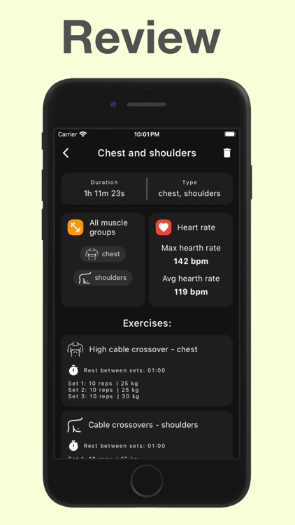 Fitness Journal: track workout
