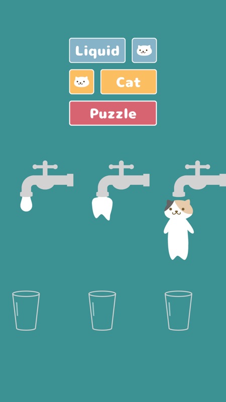 Liquid Cat Puzzle screenshot 1