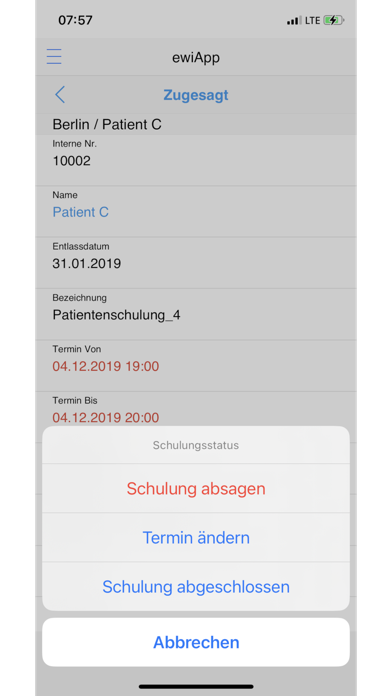 ewiApp Screenshot