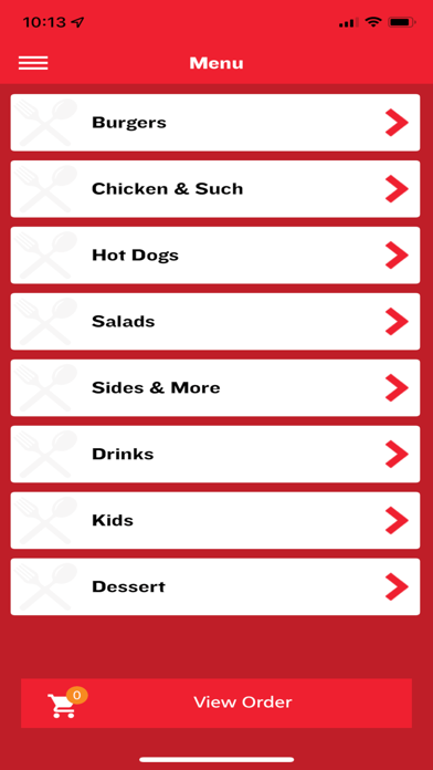Back Yard Burgers App Screenshot