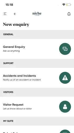 Niche Living Member's App screenshot 2