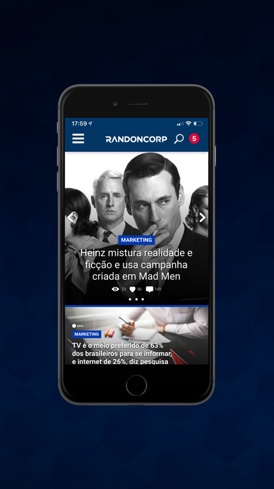 #2. Randoncorp app (iOS) Podle: B2 MIDIA DIGITAL EIRELI
