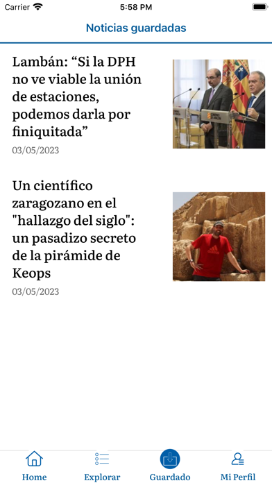 Heraldo de Aragón Screenshot
