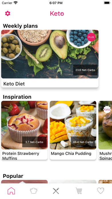 Keto Diet Recipes & Low Carb Screenshot