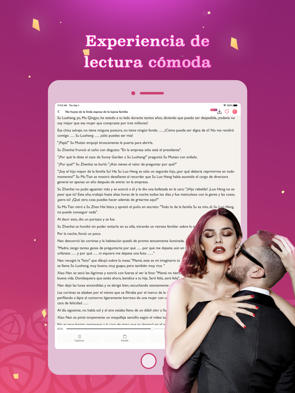 LunaNovela & Leer novela libro iPad screenshot 5 - Entertainment app