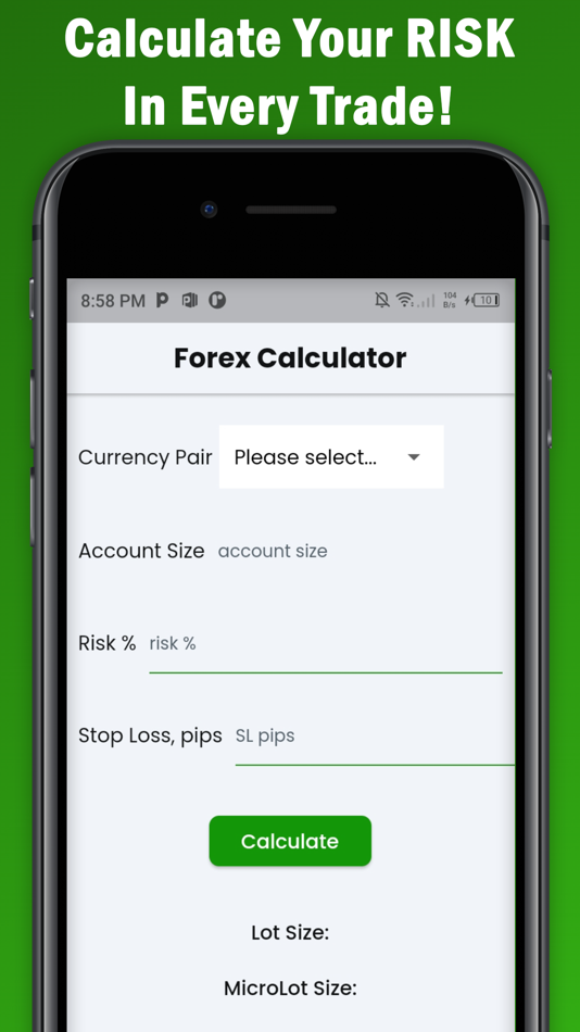 #1. Pip Calculator Forex Trading (iOS) بواسطة: Marouane Baid
