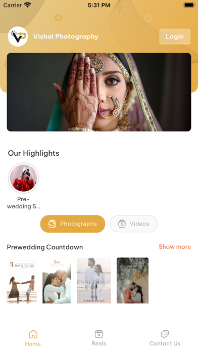 Vishal Photography Screenshot