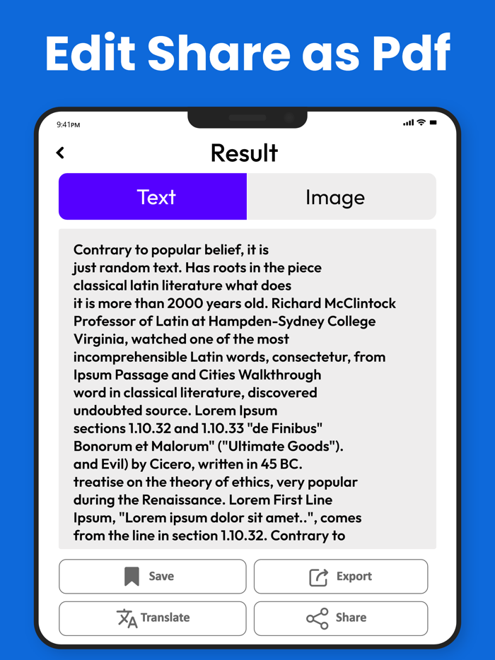 Text Scanner OCR App OCR Scan