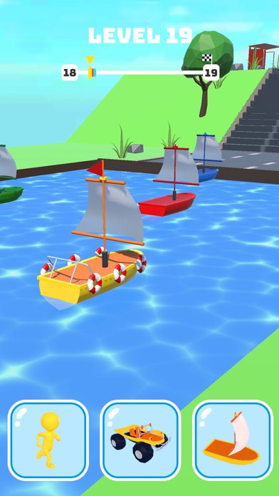 Shape Shifting: Race Game Screenshot