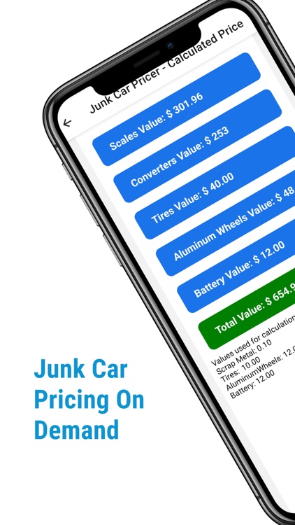 Junk Car Pricer