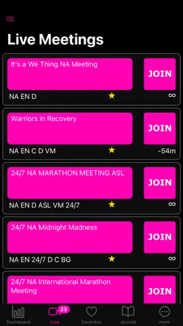 Game screenshot AA/NA Live! Recovery Meetings mod apk