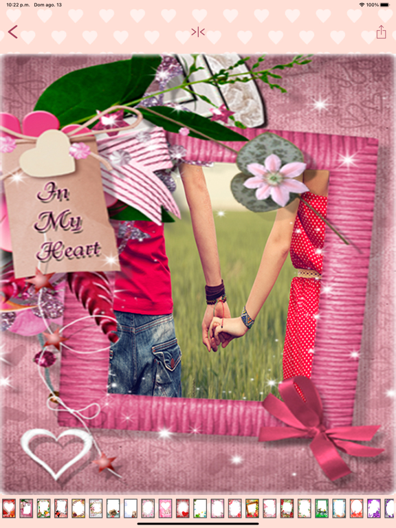 Screenshot #4 pour Les cadres d'amour aux cartes