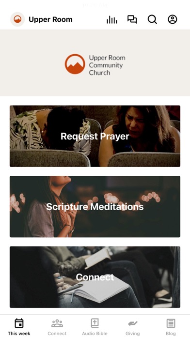 Upper Room Community Church Screenshot