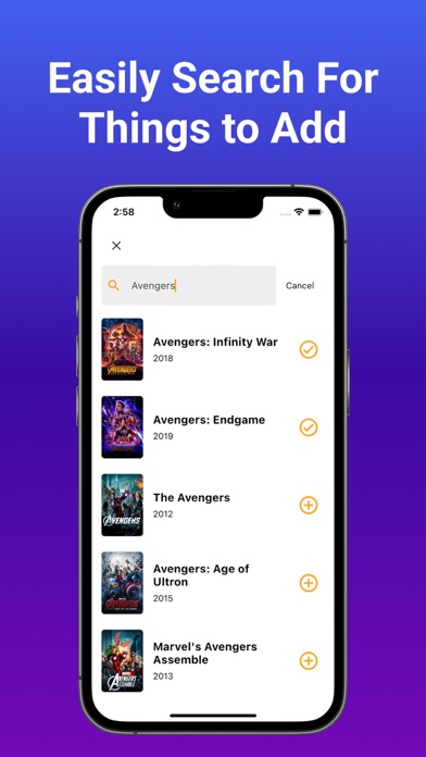 MyWatchlist: Movies & TV Shows Screenshot