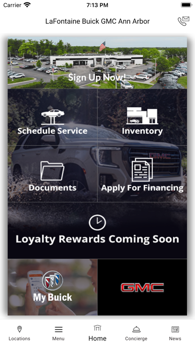 LaFontaine Automotive Group Screenshot