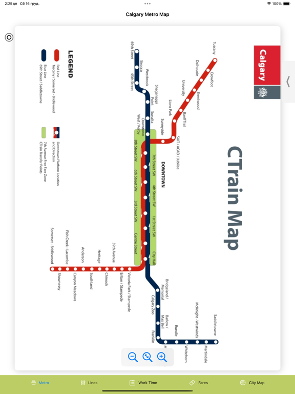 Screenshot #4 pour Calgary metro map