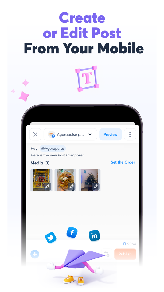 #3. Agorapulse Companion App (iOS) 由: AgoraPulse