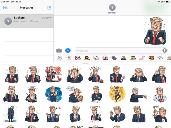Screenshot #5 pour Mr Trump Emoji Funny Stickers