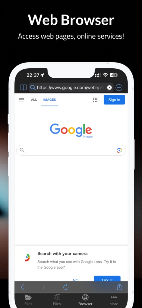File Manager - Browser - Utilities App | MWM
