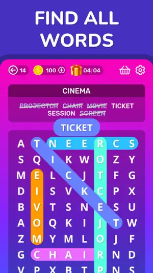Word Search words puzzle games screenshot 3