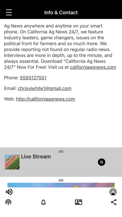California Ag News 24/7 Screenshot
