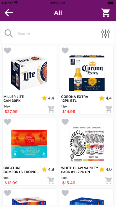 Grapes & Grains Wine & Spirits Screenshot