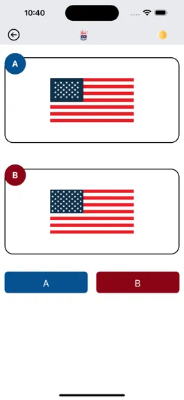 Game screenshot A or B hack