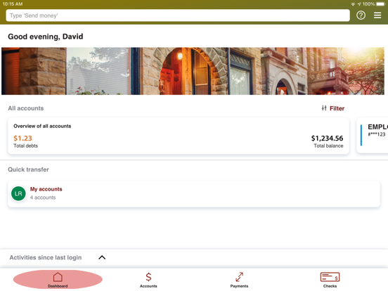 Maroon Financial Credit Union iPad screenshot 2 - Finance app