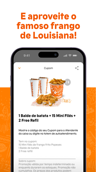 Popeyes Brasil Screenshot