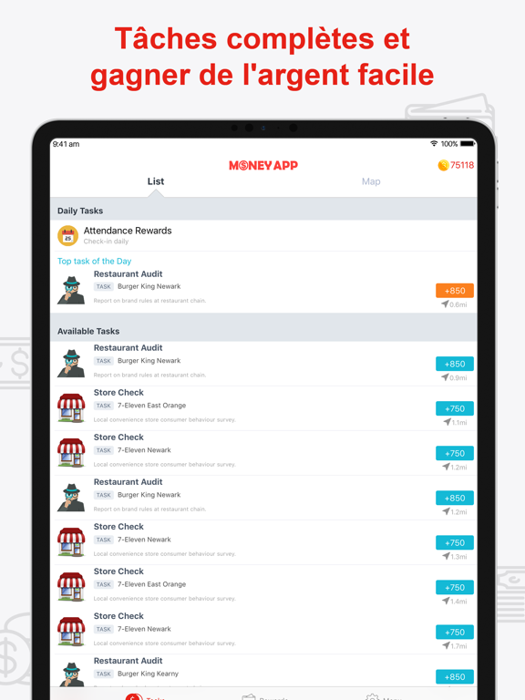 Screenshot #6 pour Argent App - Gagner Argent