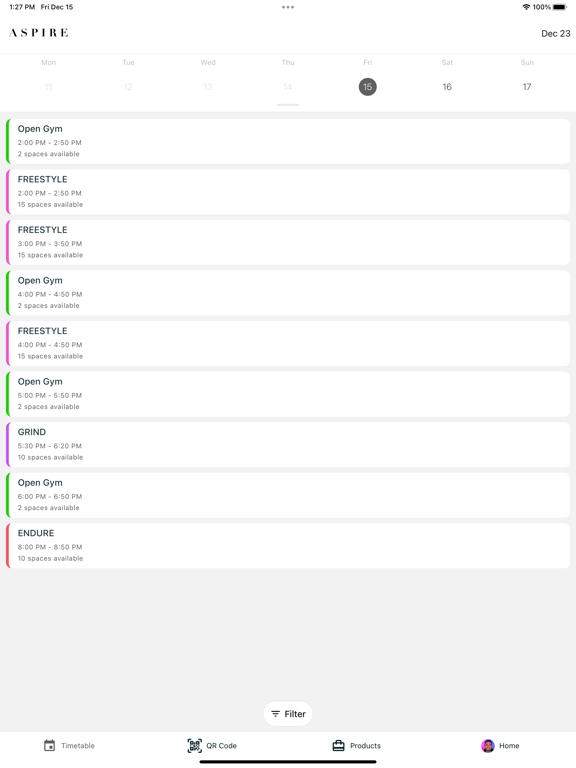 Screenshot #6 pour Aspire Gymnasium