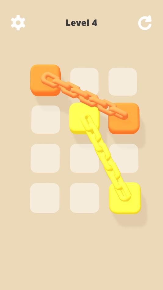 #1. Slide the Chain (iOS) Podle: Gybe Games