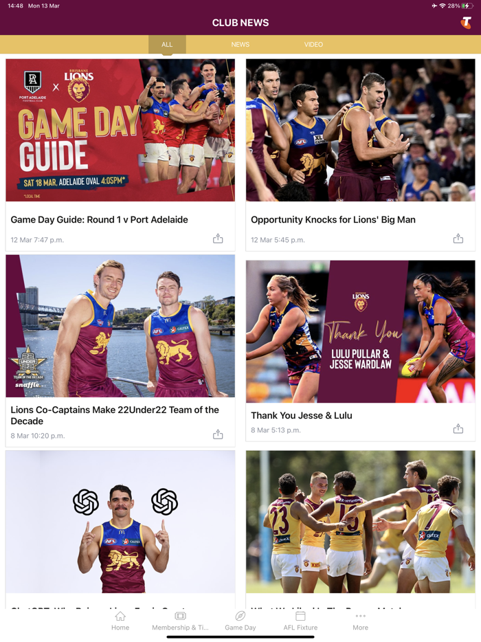 Brisbane Lions Official App