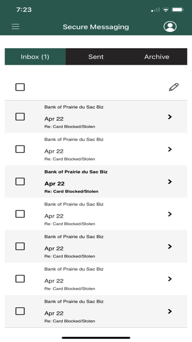 Bank of Prairie du Sac Biz Screenshot
