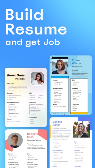 Resume Builder & CV Maker App Screenshot