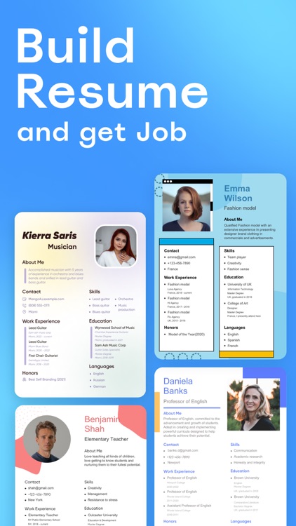 Resume Builder & CV Maker App